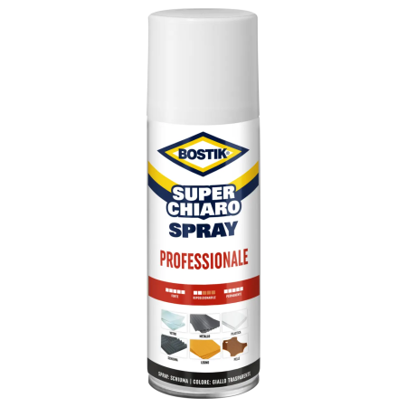 Bostik superchiaro spray pro - ml.500