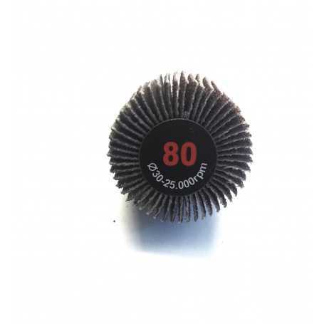 Spazzola abrasiva lamellata - 30x20x6 gr.80