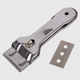 Raschietto inox - brilla - 2 lame