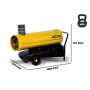 Oklima SE 120 Generatore Aria Calda Gasolio 34,1 kW | Fershop