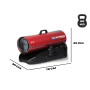 Generatore Aria Calda Gasolio Biemmedue GE 20 21,4 kW | Fershop