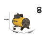 Generatore Aria Calda Elettrico Biemmedue SK 12 C 3 kW | Fershop