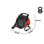 Generatore Aria Calda Elettrico 2 kW 220V Monofase | Fershop
