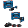 Promo Bosch GWS + GBH + Kt Batterie