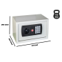 Cassaforte Digitale Technomax TSE/O con Chiave | Fershop