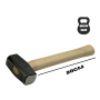 Mazzetta Rinaldi 800g Art. 616N1M Legno | Fershop