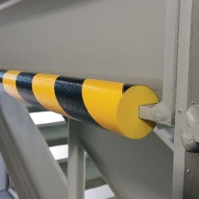 Profilo segnaletico antiurto - mt.1 - 50x20 - tipo d - giallo/nero