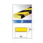 Profilo Antiurto Segnaletico Tipo D 1 m Giallo Nero 50x20
