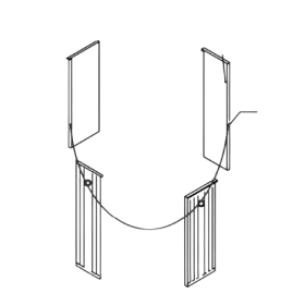 Pattini serie pz.4       docma - 118302 - per spaccalegna svg700/750/800