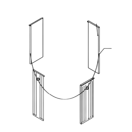 Pattini serie pz.4       docma - 118302 - per spaccalegna svg700/750/800