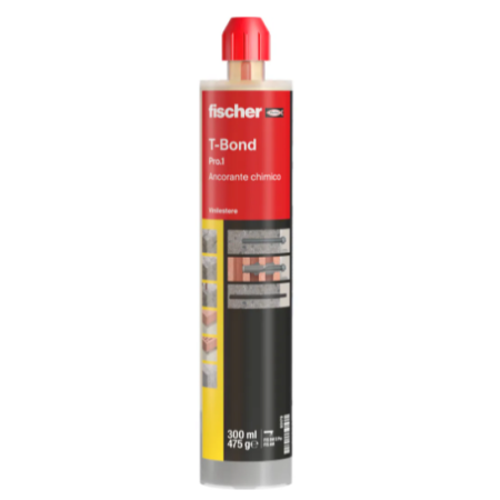 Cartuccia ancorante    fischer - ml.300 t-bond - p/pistola silicone