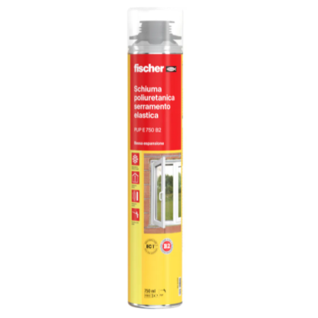 Schiuma per serramenti fischer - pup e750 - elastica
