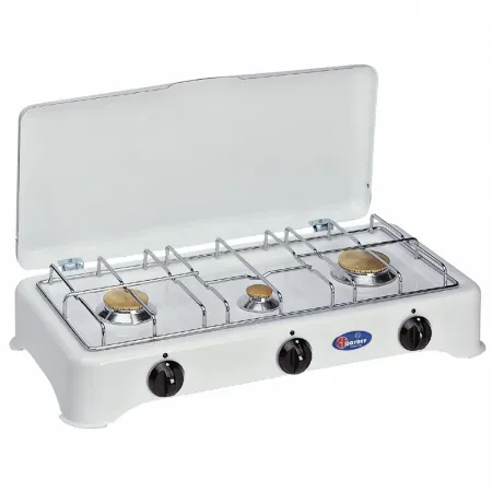 Fornello parker a 3 fuochi, bianco - Modello 5327C