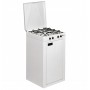 Mobilfornello parker a 4 fuochi, bianco - Modello 541 GP