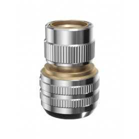 Raccordo automatico claber - 9610 ottone - 1/2-5/8"  metal-jet