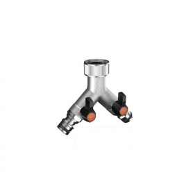 Presa rubinetto 2 vie claber - 9602 ottone - 3/4 - rapido metal-jet