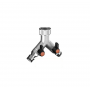 Presa rubinetto 2 vie claber - 9602 ottone - 3/4 - rapido metal-jet