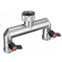 Presa rubinetto 2 vie   claber - 9601 ottone - 3/4 - 3/4 metal-jet