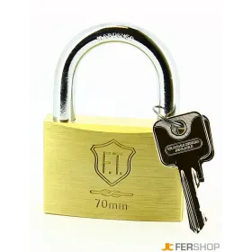 Lucchetto ft italy classic - mm.70 - ottone