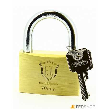 Lucchetto ft italy classic - mm.70 - ottone