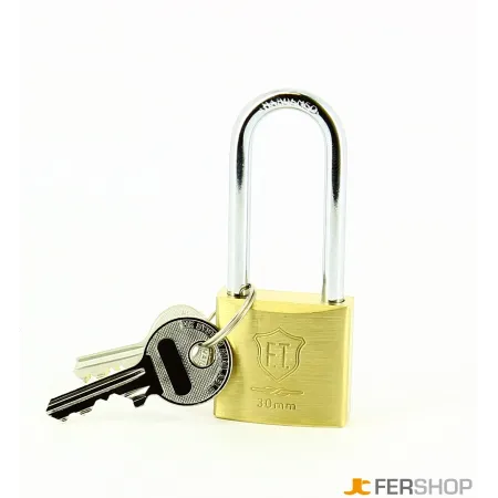 Lucchetto ft italy classic - mm.30 arco lungo