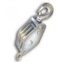 Carrucola 3 ruote taglie - mm.60-c/occhio - ottone