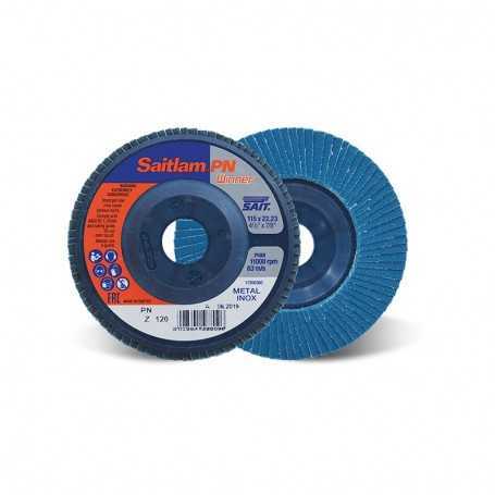 Disco abrasivo lamellare - 115-z 60 - saitlam-pn