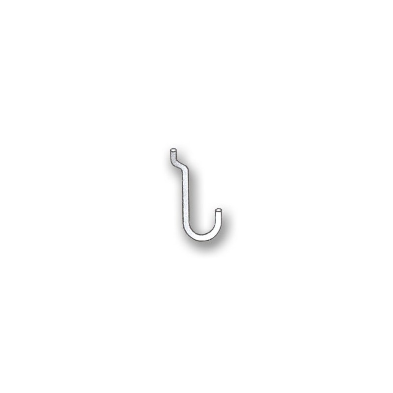 Gancio Nylon Per Pannello Forato Diritto Lungo Mm.40 | Sipa - 4