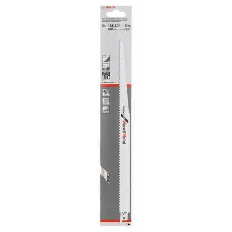 Lame legno metallo heavy bosch - s 1411 df - pz.2