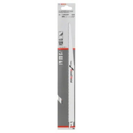 Lame legno metallo heavy bosch - s 1411 df - pz.2