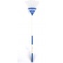 Scopa foglie - denti piatti - c/manico supergrip