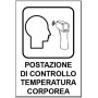 Segnaletica covid 19 - 31 x 21 - controllo temperatura (fig.88)
