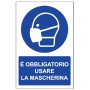 Segnaletica covid 19 - 33 x 50 - obbligo mascherina (fig.70)