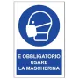 Segnaletica covid 19 - 33 x 50 - obbligo mascherina (fig.70)