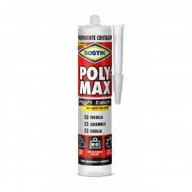 Bostik poly max high tack - gr.300 cartuccia - trasparente