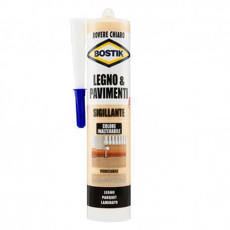 Sigillante legno        bostik - rovere chiaro - ml.300 riempitivo