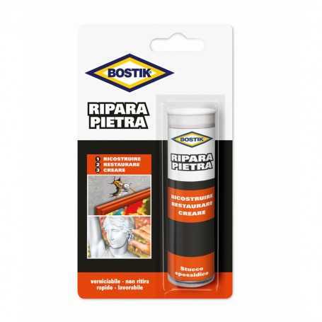 Bostik ripara pietra - gr.56 blister - stucco epossidico