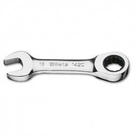 Chiave a cricchetto       beta - 142c-mm. 8 - corta diritta
