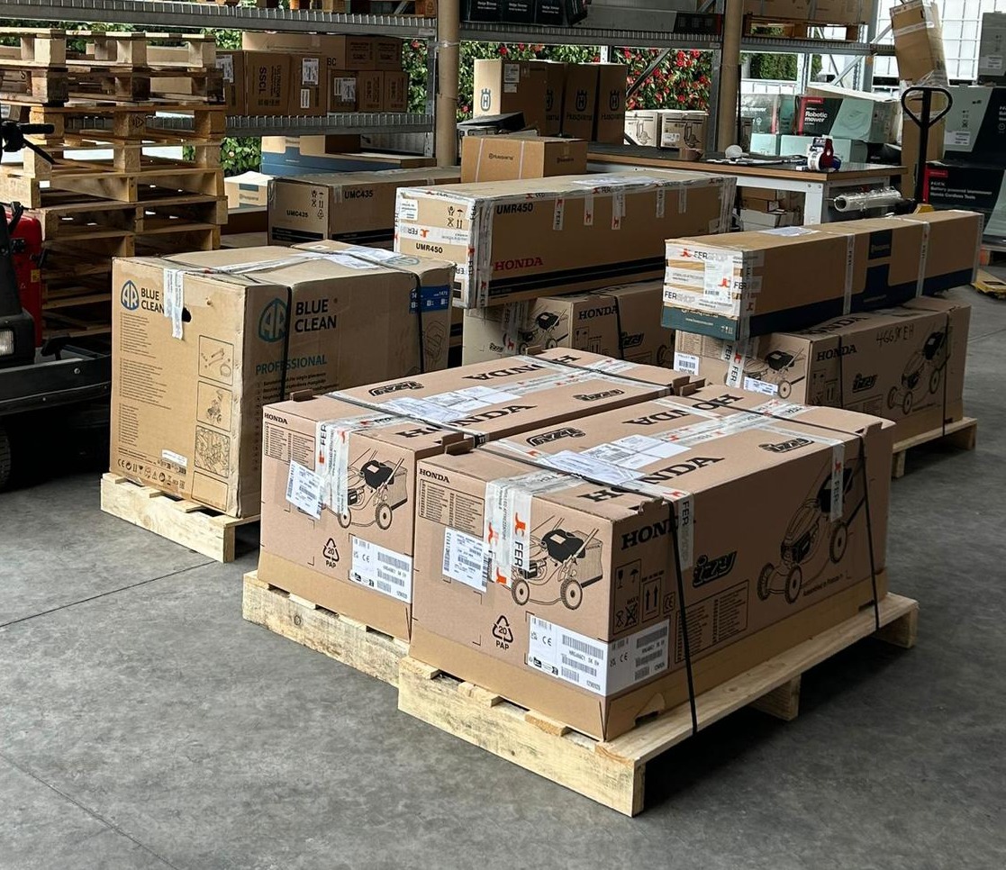 Preparazione di un ordine nel magazzino Fershop