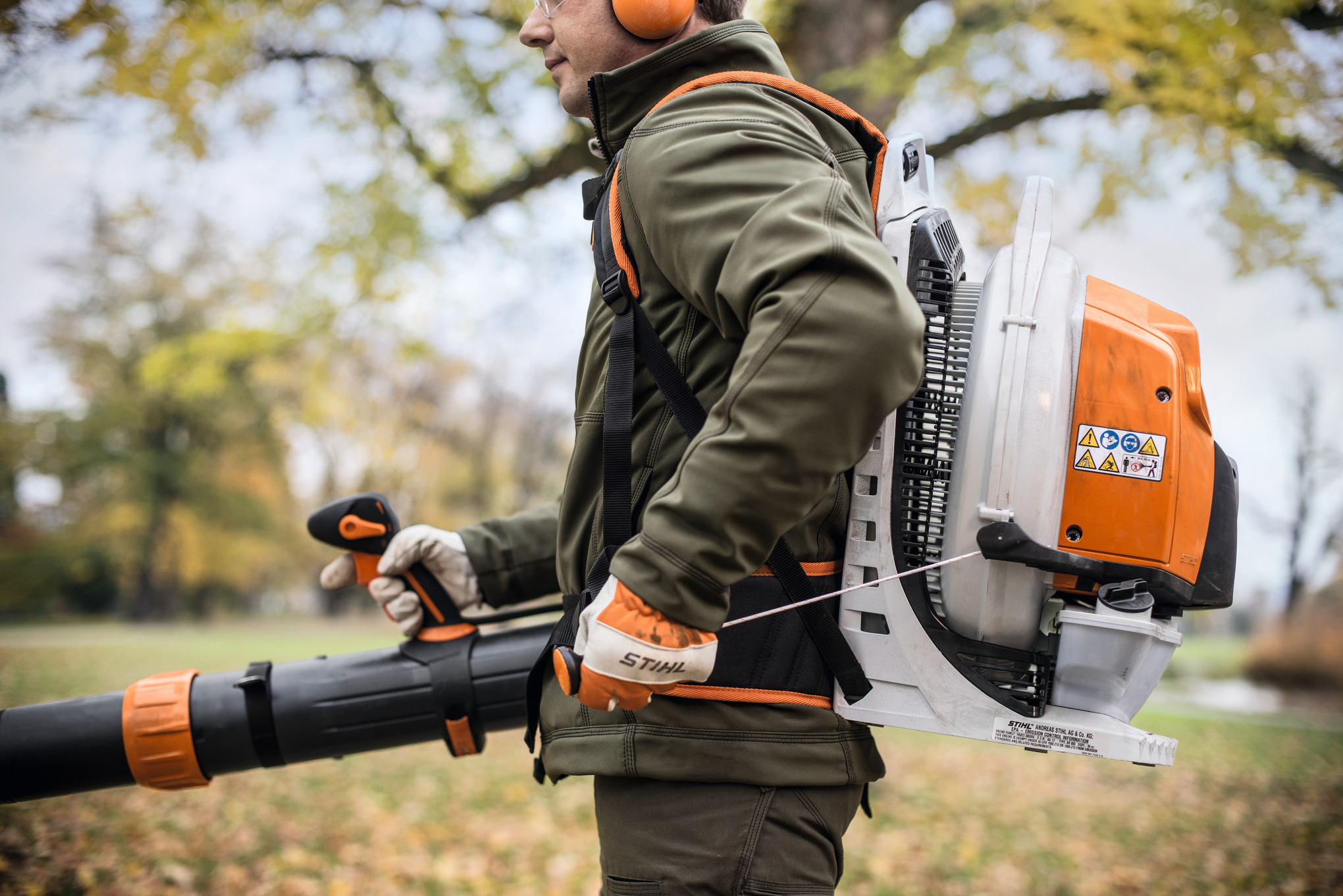 Soffiatore Stihl professionale per giardino e aree verdi